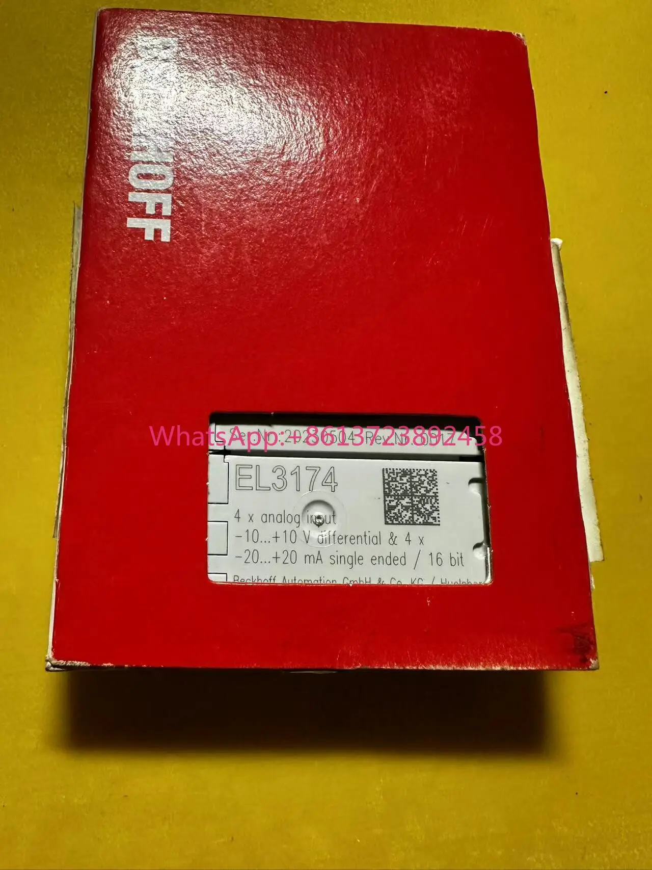 

Beckhoff EL3174 module brand new and original High quality