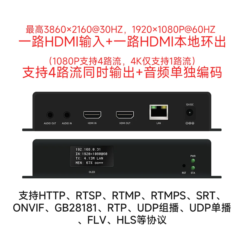 التشفير، تسجيل التشفير المباشر rtsp/iptv #3