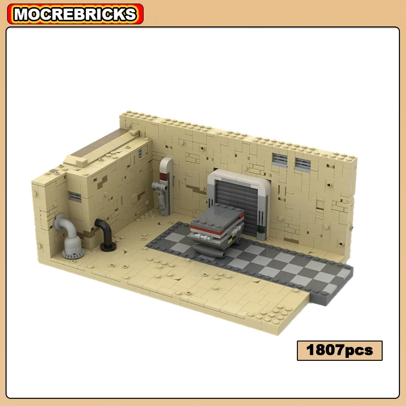 

Film MOC-89599Street View Tatooines Architecture Desert City Building Block Module Display Model Brick Toys Kid Gifts