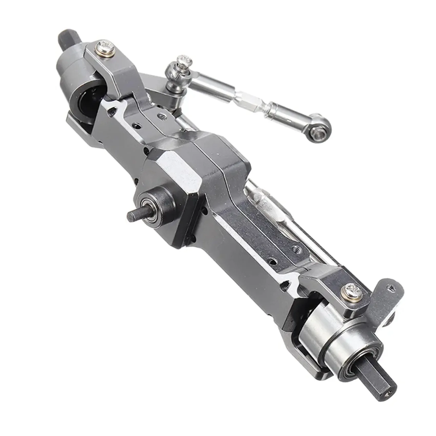 WPL B14 B24 C14 C24 C34 1/16用 CYGJ-プルロッド タイロッド プルロッドベース ショックアブソーバー & メタルフロント&リアブリッジアクスルギアボックス