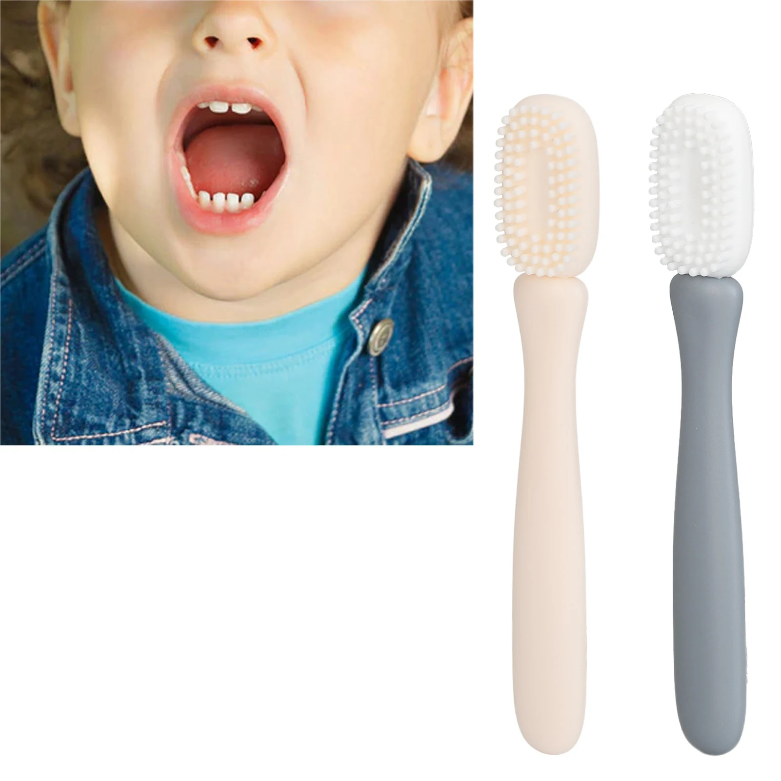 Oral Sensory Massage Brush Oral Stimulation Mouth Brush Textured Oral Muscle Training for Autistic Children for Rehabilitation