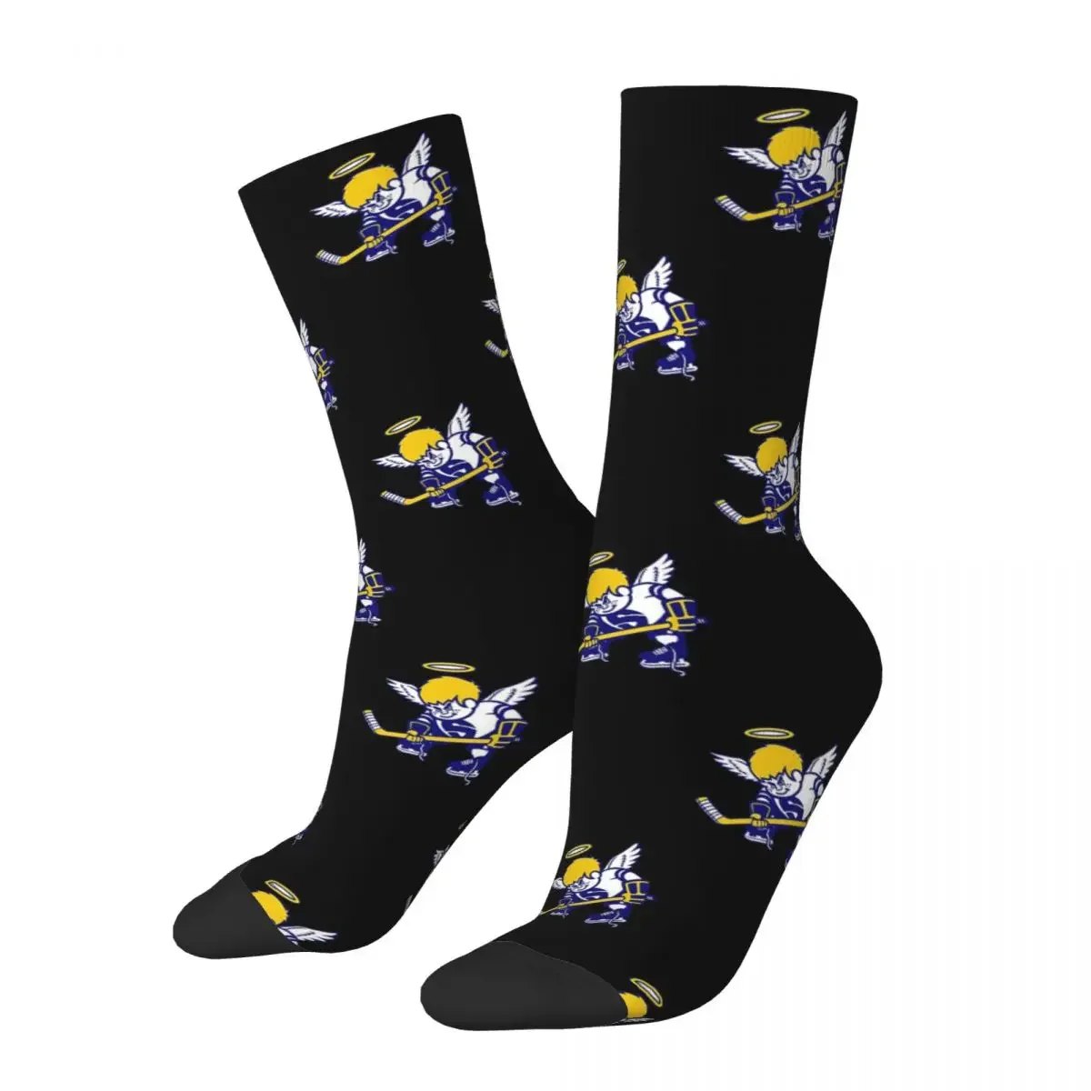 Aufgelöste Hockey-Team Minnesota Kampf Heiligen Vintage Retro Socken Harajuku Schweiß absorbierende Strümpfe die ganze Saison lange Socken