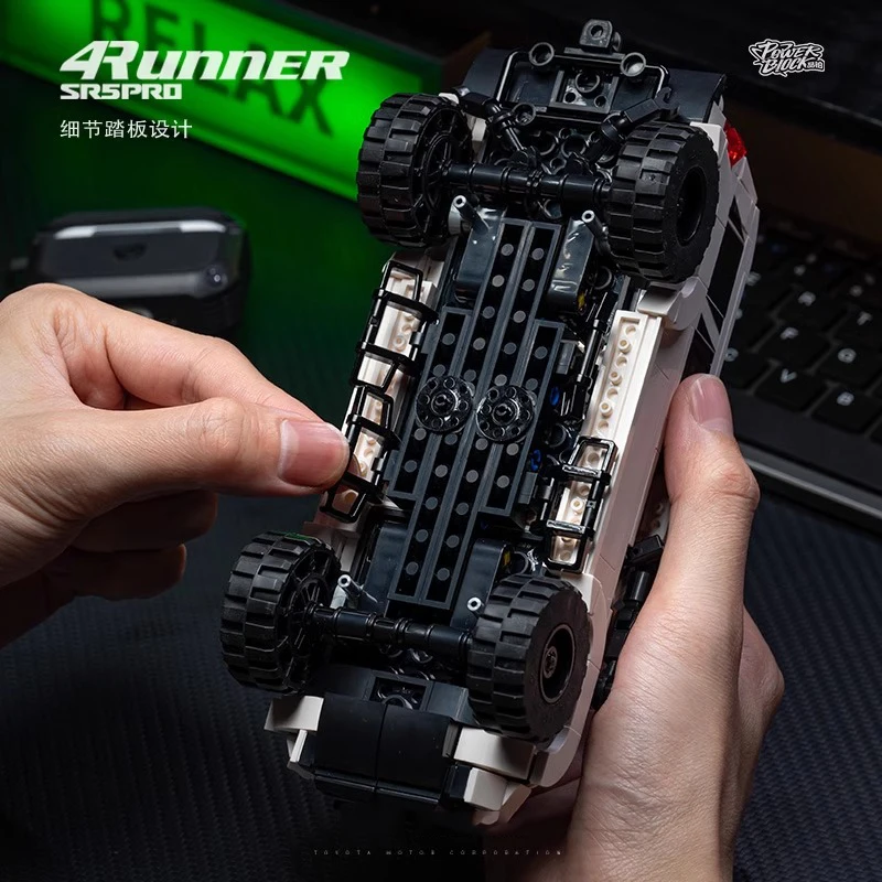 

Diy 8809 Technical 4Runner Speed Sports Car Model Building Block Bricks Puzzle DIY Toys Carriage Display Box Christmas Gifts Kid