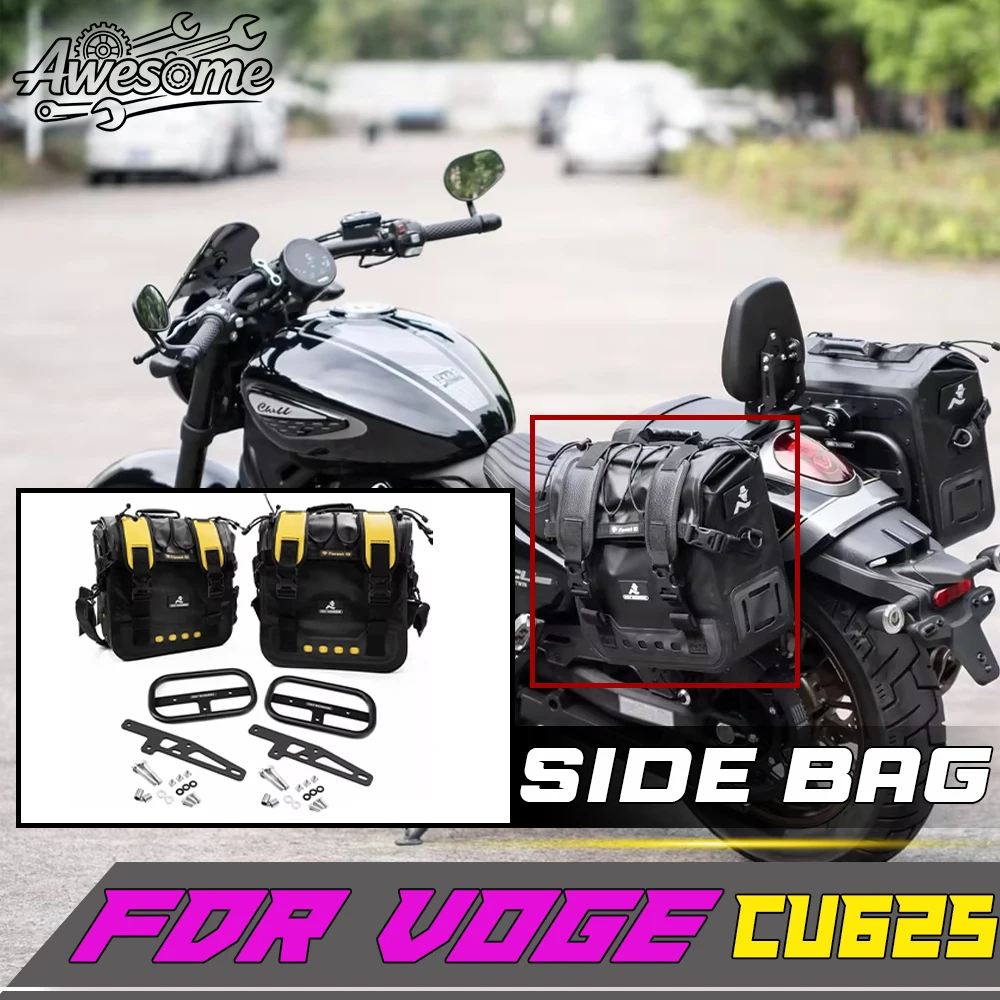 For VOGE CU625 CU-625 Waterproof Wear-resistant Large Capacity Quick Release Side Bags Motorcycle Touring Bags