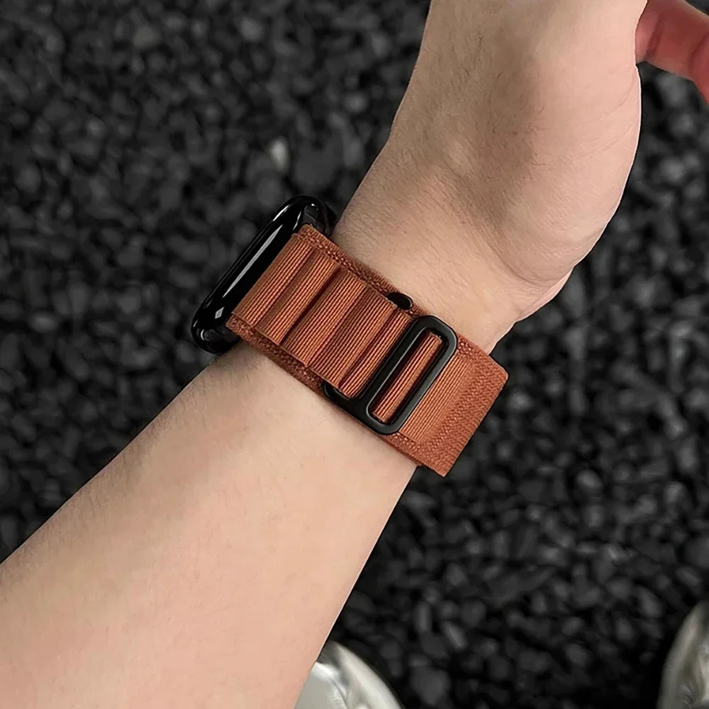 Alpine Loop For Apple Watch Band Ultra 3 4 49mm Series 10 9 SE3 46mm 42mm 40-44mm 45mm 41mm G-hook Sport Strap Correas iWatch 11 image 3
