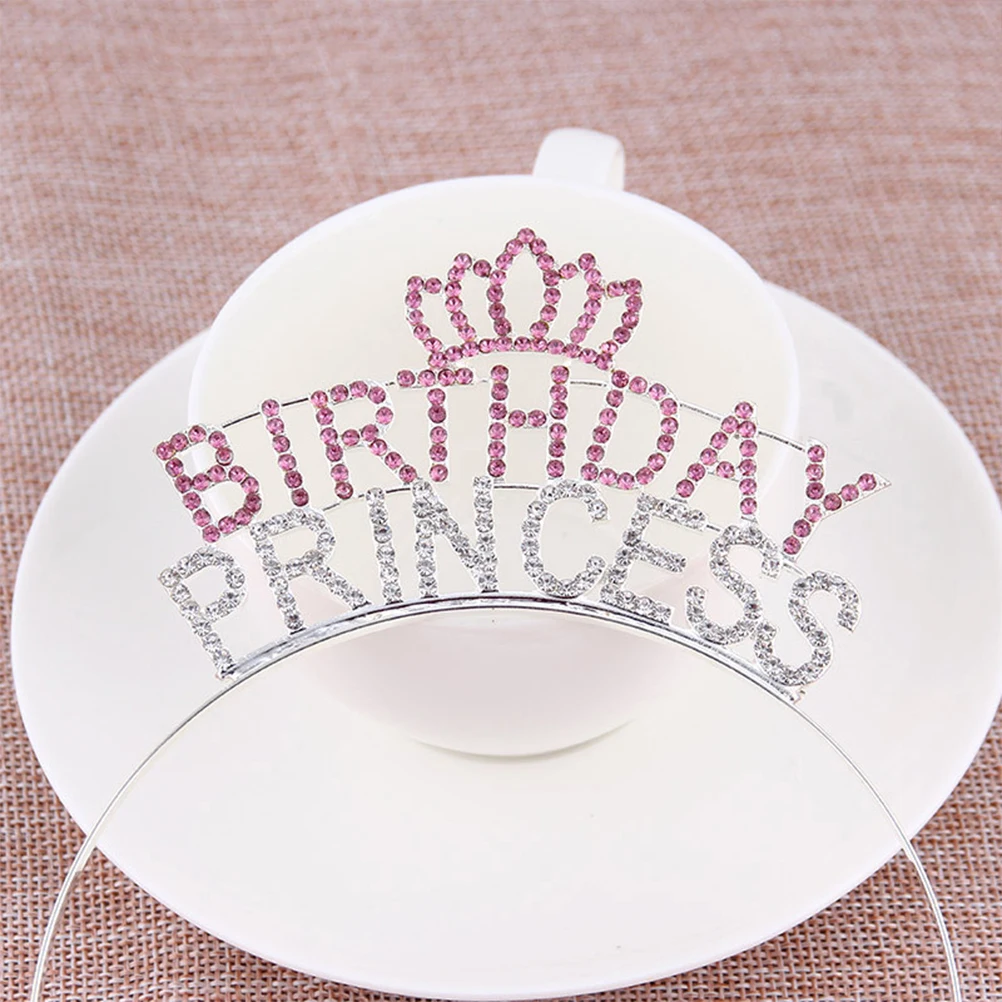 

Princess Crown Hair Accessories Birthday Party Supplies Stylish Costume Headband Fashion Hoop Lovely Design Gift Ideas