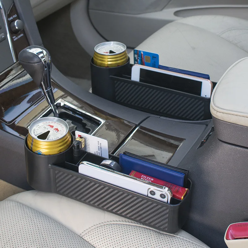 Universal Multi-functional Storage Box for The Gap Between , with Leak-proof Storage Box for The in-car and Vehicle-mounted Gaps