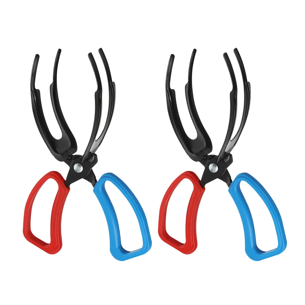 

2 Pcs Fish Catching Pliers and Control Device Gripper Grabber for Outdoor Fishing Accessory Abs Tool