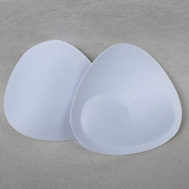 Triangle Thickened Sponge Bra Pad para Mulheres, Push Up, Breast Enhancer, Breast Enhancer, Removível Bra Pad, Insert Cup, Swimwear, Bikini