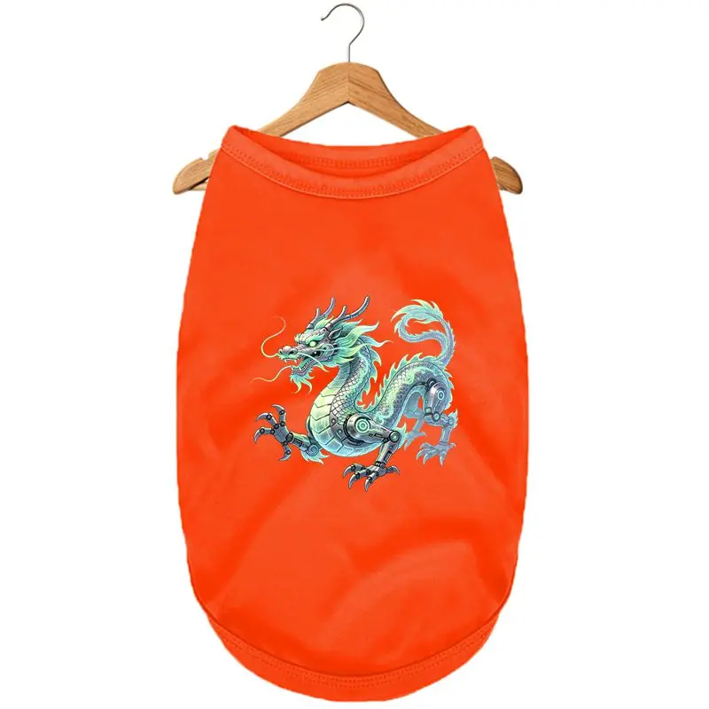 Dog Summer Breathable Dragon Shirt Cool Quick Dry