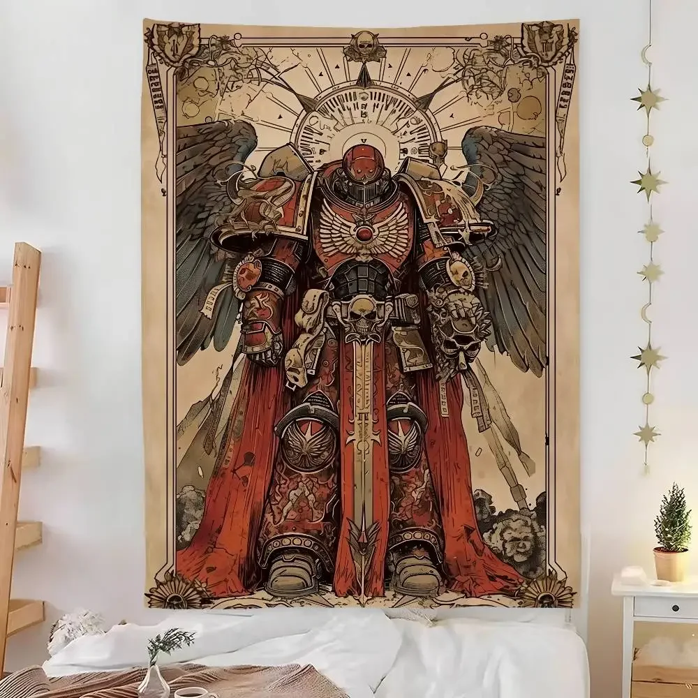 لعبة T-Total War W-WARHAMMER نسيج غرفة النوم المعيشة بار حديقة في الهواء الطلق ستوكات مهرجان الديكور خلفية الفن راية