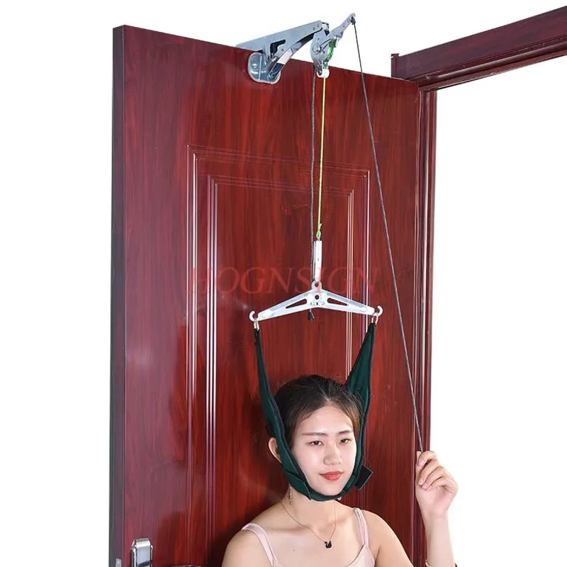 首の痛み-大人用矯正理学療法-首の痛みの緩和-首のサポート-頸椎牽引フレーム-家庭用ストレッチャー-ジンナオ