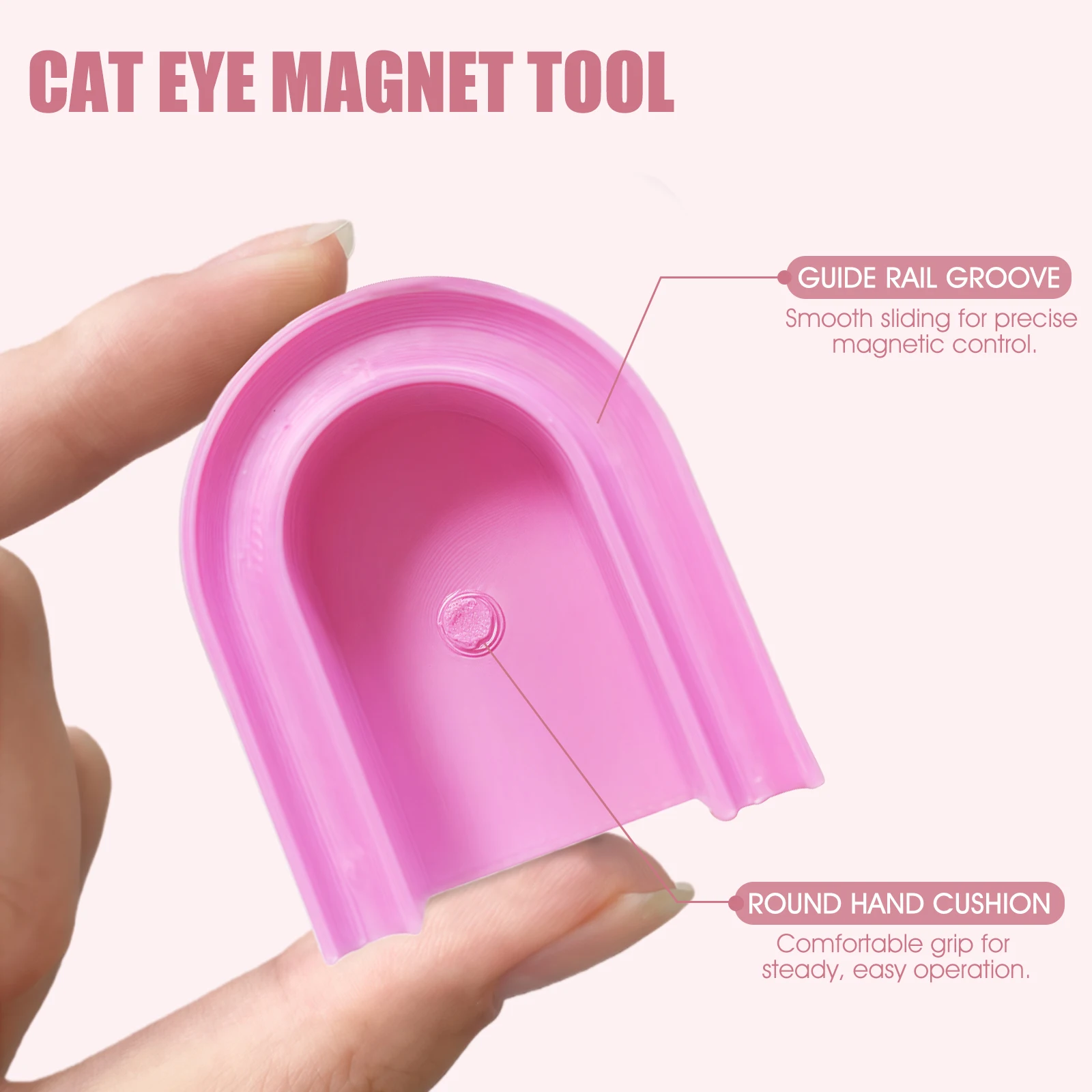 Cat Eye Nagel Magnet Assistent Halter Pad für Nail Art Magnetische Gel Polnisch Guide Tool Anfänger DIY Magnetische Nagel Helfer – Detail 3