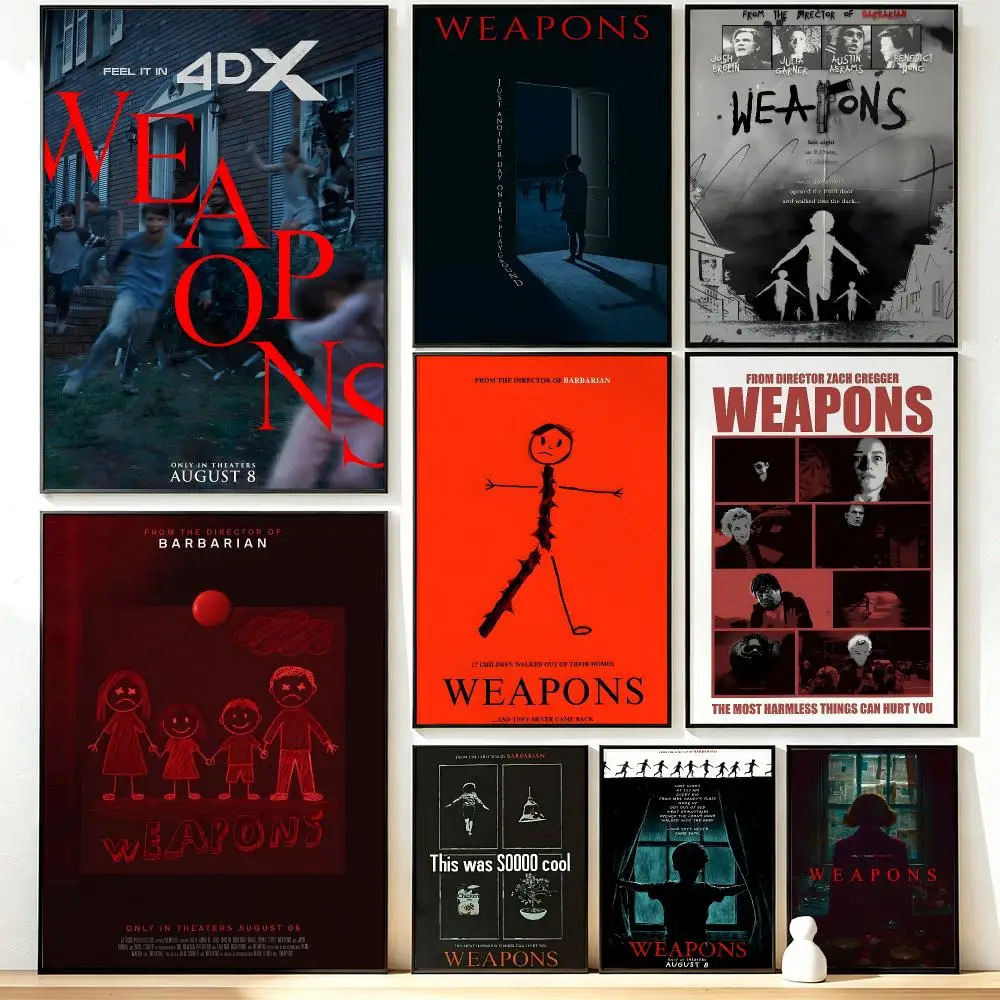 Modern Aesthetic Wall Art Poster movie Weapons Poster for Office Home Decor Interior Large Wall Picture Print