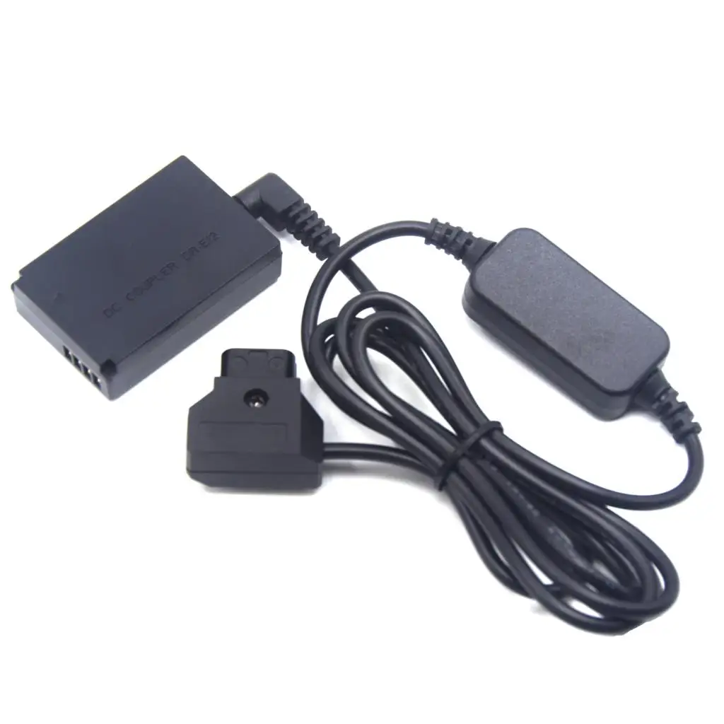 Dtap ACK-E12+DR-E12 LP-E12 Dummy Battery 12-24V Step-Down Cable To D-TAP For Canon EOS M M2 M10 M50 M100 M200