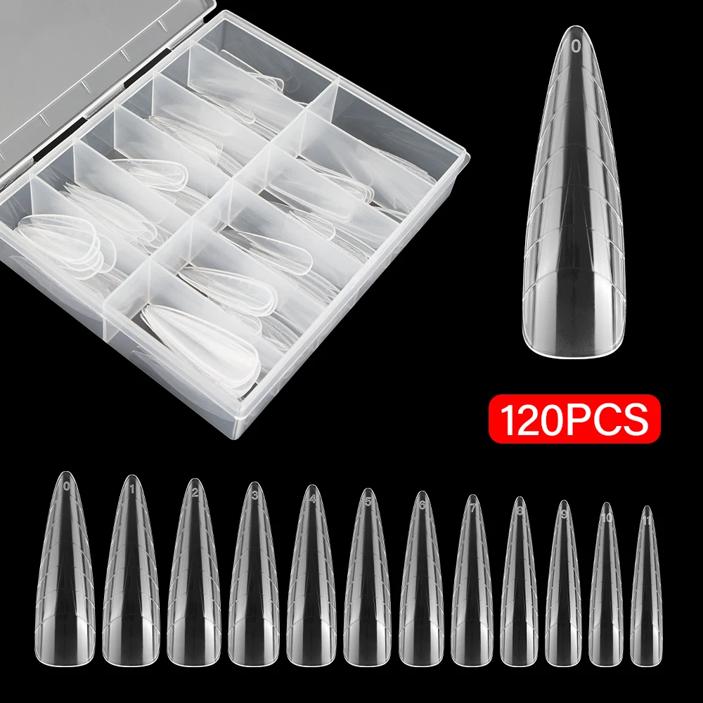 Nail Forms For UV Gel Building Mold Fake Nail Extension Mold Tips Nail Art Tip Plastic Forms Top Mold 2023 NEW