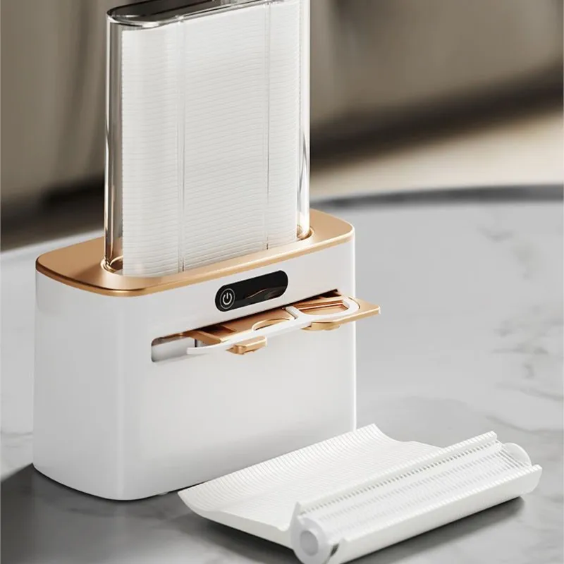 Intelligent Induction Dental Floss Machine Toothpick Box Automatically Pops Up Electric Home Hotel Dental Floss Storage BoxZG397