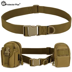 PROTECTOR PLUS Tactical Phone Bag Molle  Hunting Belt Pouch Waist Fanny Belt Bag Card Carrier Pocket Phone Case Utility Bag