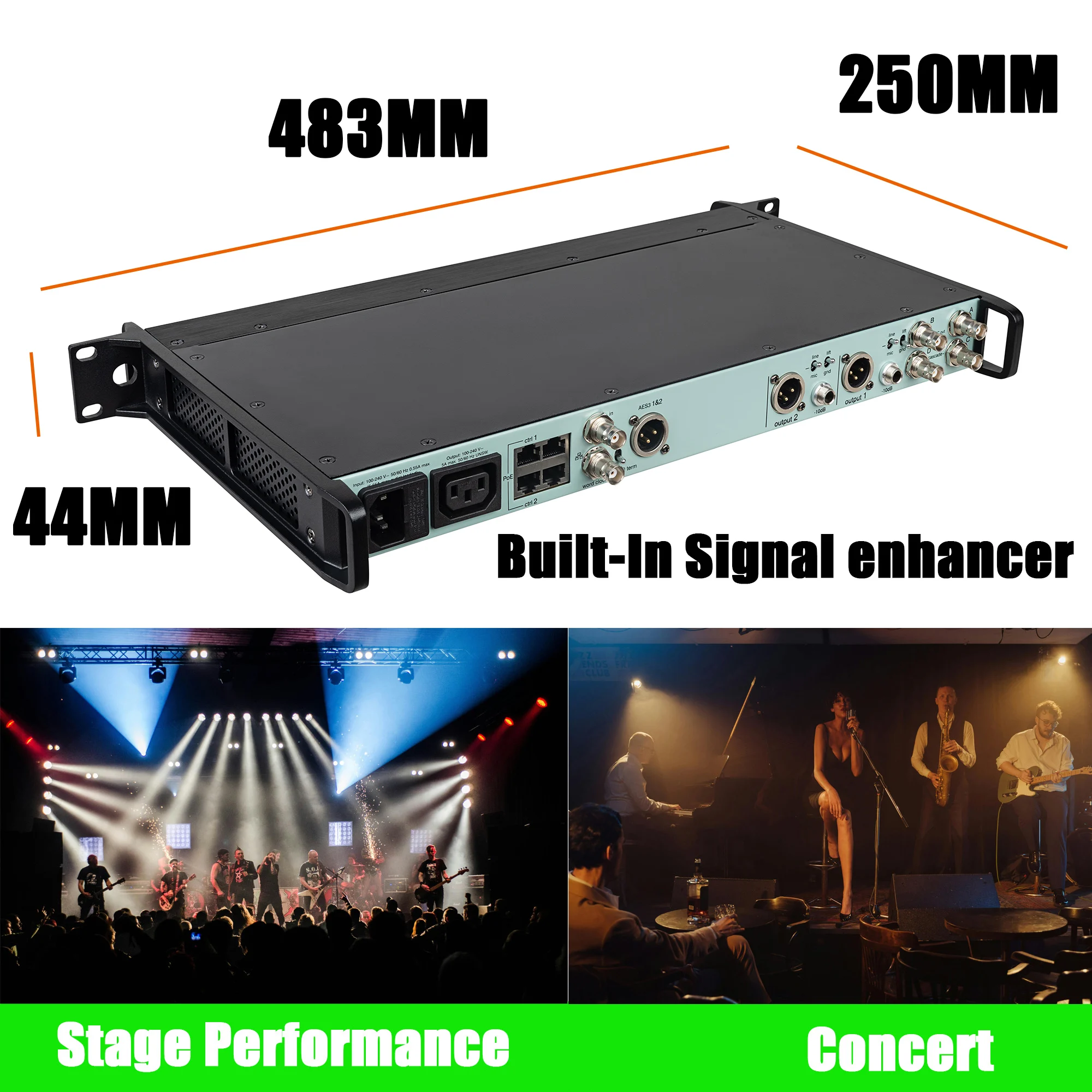 Leicozic 1:1 AD4D-Pro Microfono KSM11 Beta Cascade 8V To UA874 Antenna Professional Stage Microfone Dynamic Diversity 500/600Mhz