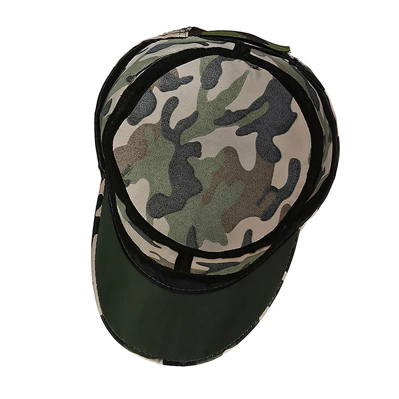 Outdoor Camouflage Hat Sun Hats Army Military Cap Men Unisex Flat Top Cap Fashion Snapback Baseball Caps