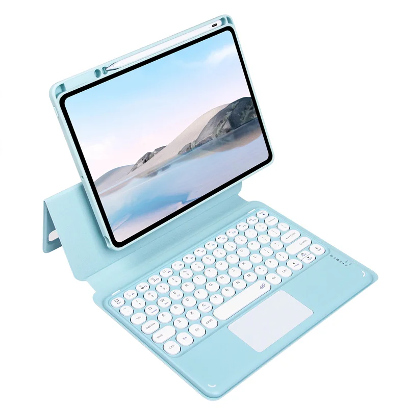 Funda for iPad 10.2 2021 2020 2019 7th 8th 9th Air 3 Pro 10 5 Tablet Keyboard Case Clear Acrylic Back Cover Keyboard Touchpad