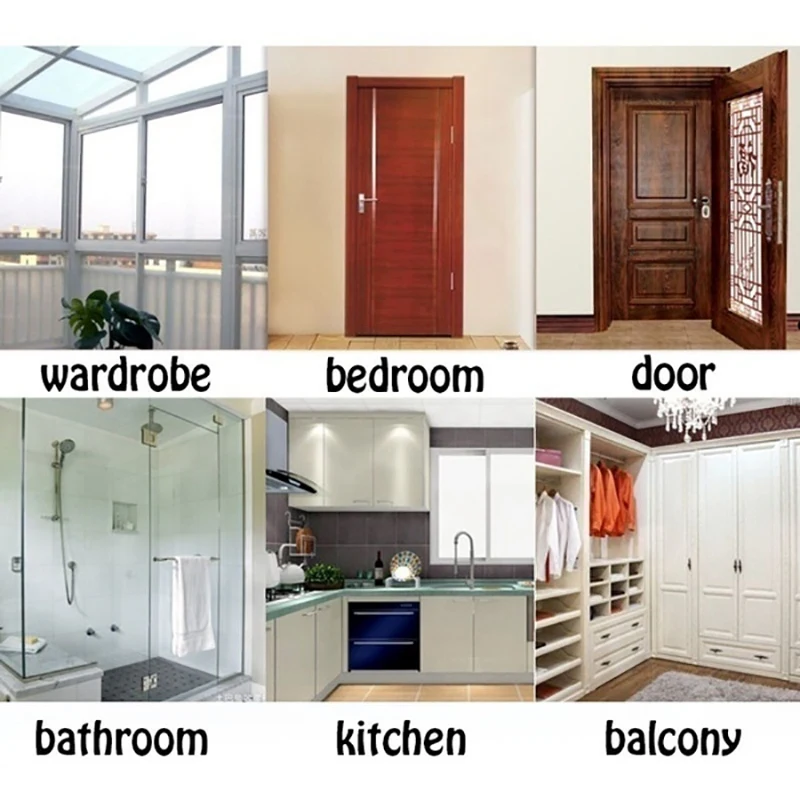 PORK-Estate Guarnizioni per porte e finestre Guarnizione per porte Fondo della porta Antivento Isolamento per finestre a prova di insetti Striscia di gomma impermeabile