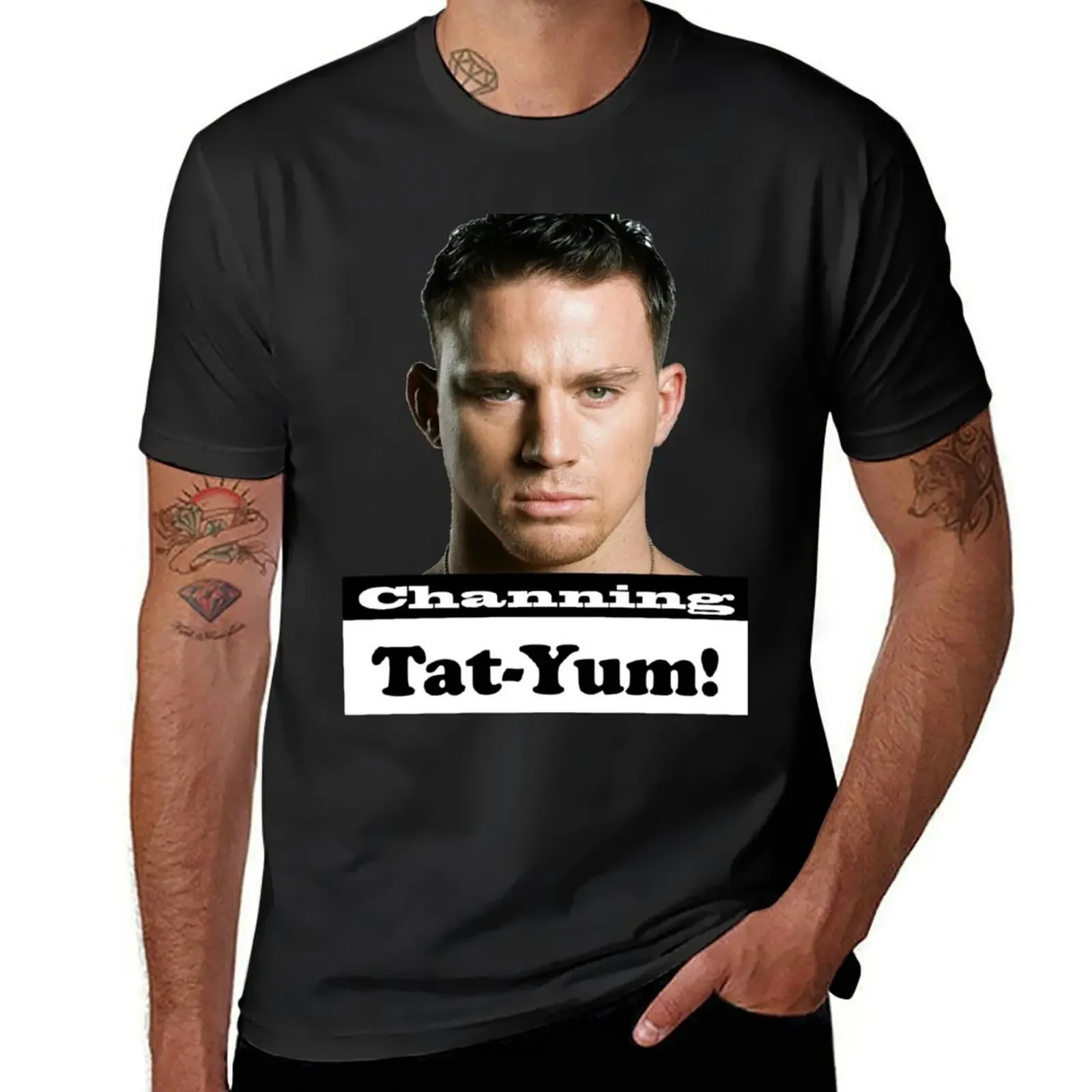 Channing Tat-Yum T-Shirt quick-drying blacks cute tops mens t shirts top quality