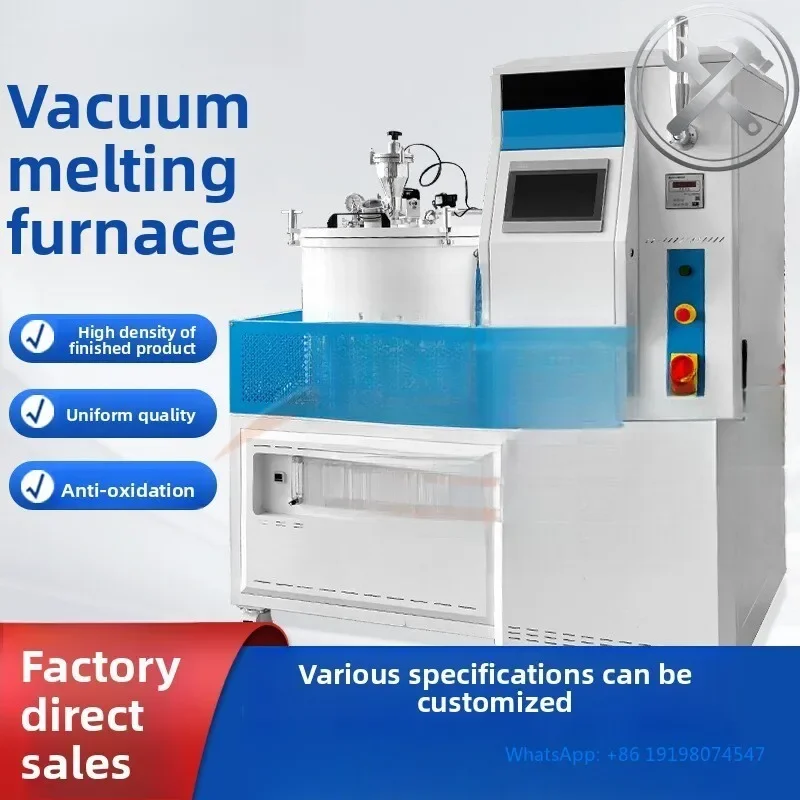 

1200℃ Vacuum M dium Induction M lting Furnac for T mp ratur M tal Alloy Casting
