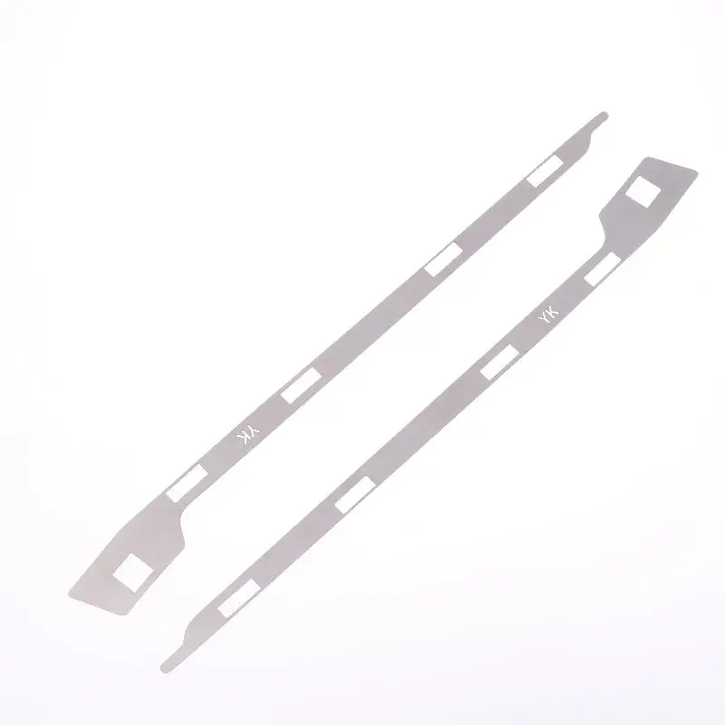 2Pcs Metal Plate Buckle Bracket for Lancer EX 2009-2016 Front Bumper Repair Practical Support Solution Easy Install