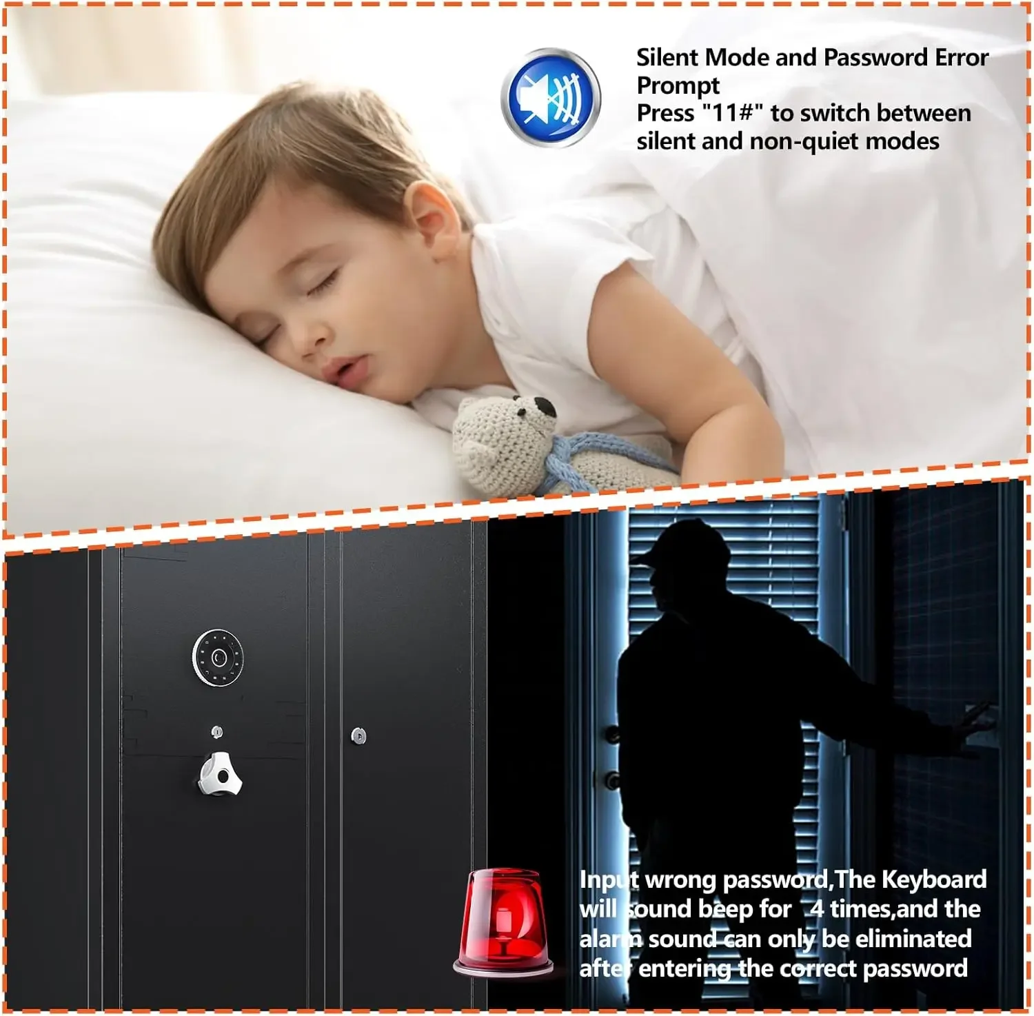 15-20 Gun Safe,Large Gun Safes for Home Rifle and Pistols,Rifle Safe,3 Gun Mount,Handgun Pockets and Removable Shelf