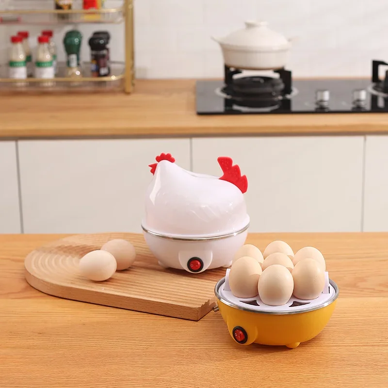 Home Hot Sale Mini Electric Multiple Electric Egg Cooker Machine Plastic Automatic Rapid hard boiled egg maker