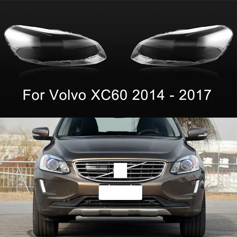 For Volvo XC60 2014 2015 2016 2017 2018 2019 Headlight Lampshade Headlamp Lens Cover Lamp Shade Shell Transparent Lights Mask