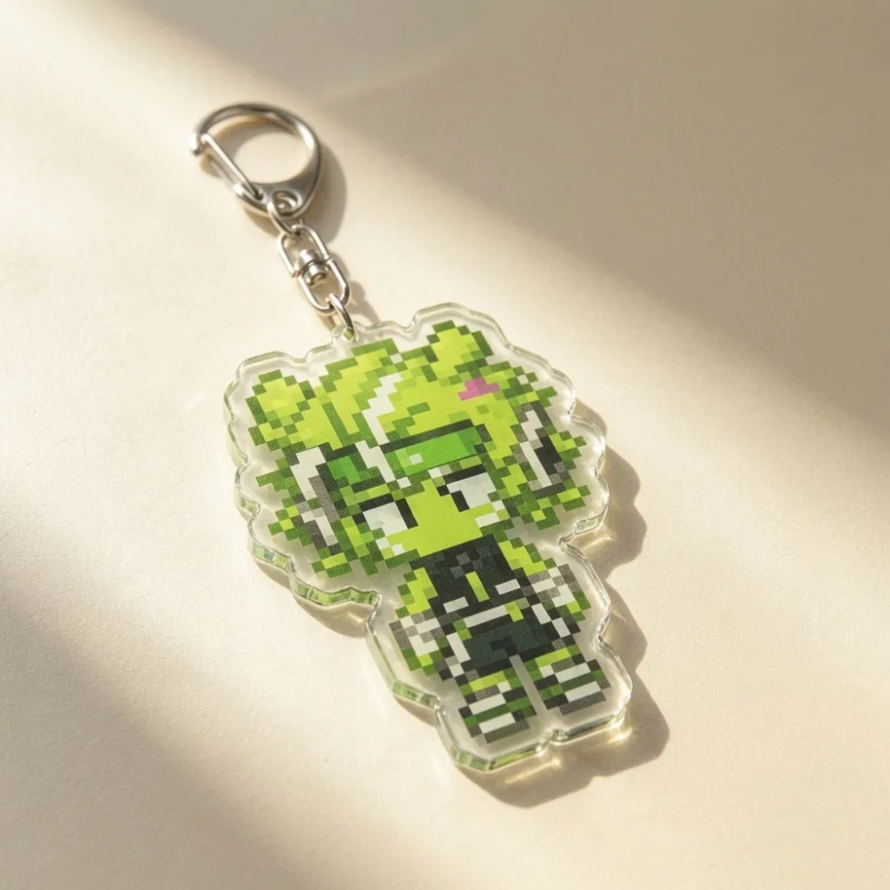 Cute Chibi Wifies Squiddo Ashswag Keychain Accessories Bag Charms PrinceZam Eggchan Spoke Parrot Keyrings Jewelry Fans Gifts view 6