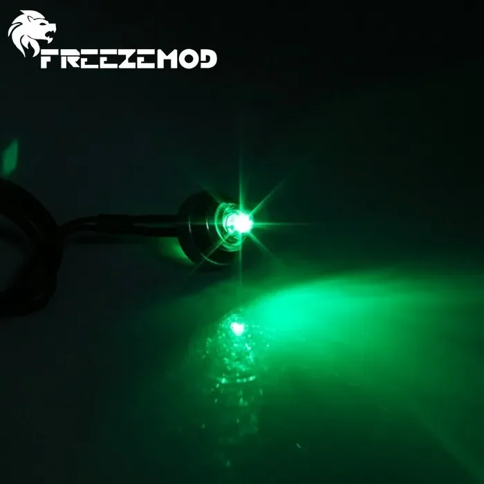 Freeze Mod DT-LED 12V LED water tank lighting sealing lock end plug thread G1/4\'\' for water cooling landscaping .