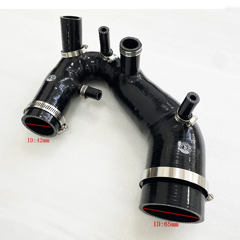 مدخل هواء خرطوم عدة توربو سيليكون التعريفي لأودي A4 كواترو باسات B6 1.8T 2001-2006 #1