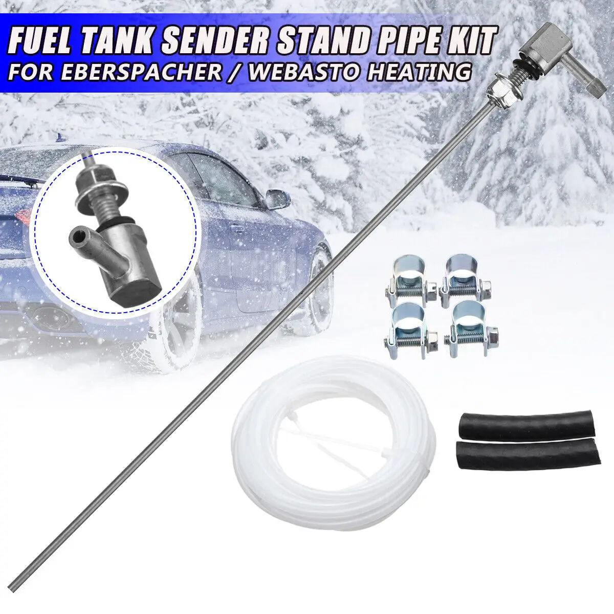 Fuel Tank Sender Stand Pipe Pick Up Clip Hose Kit For Diesel Heater Eberspacher