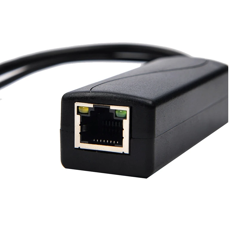 100เมตร PoE Splitter 12V 1A IEEE 802.3Af ป้องกันการแยก1.5KV สำหรับเครือข่ายภายในบ้านเครือข่ายสำนักงาน