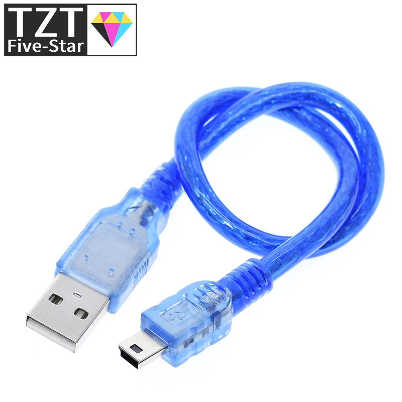GREATZT 1/2PCS 30cm USB Cable for arduino Nano 3.0 USB to mini USB for arduino