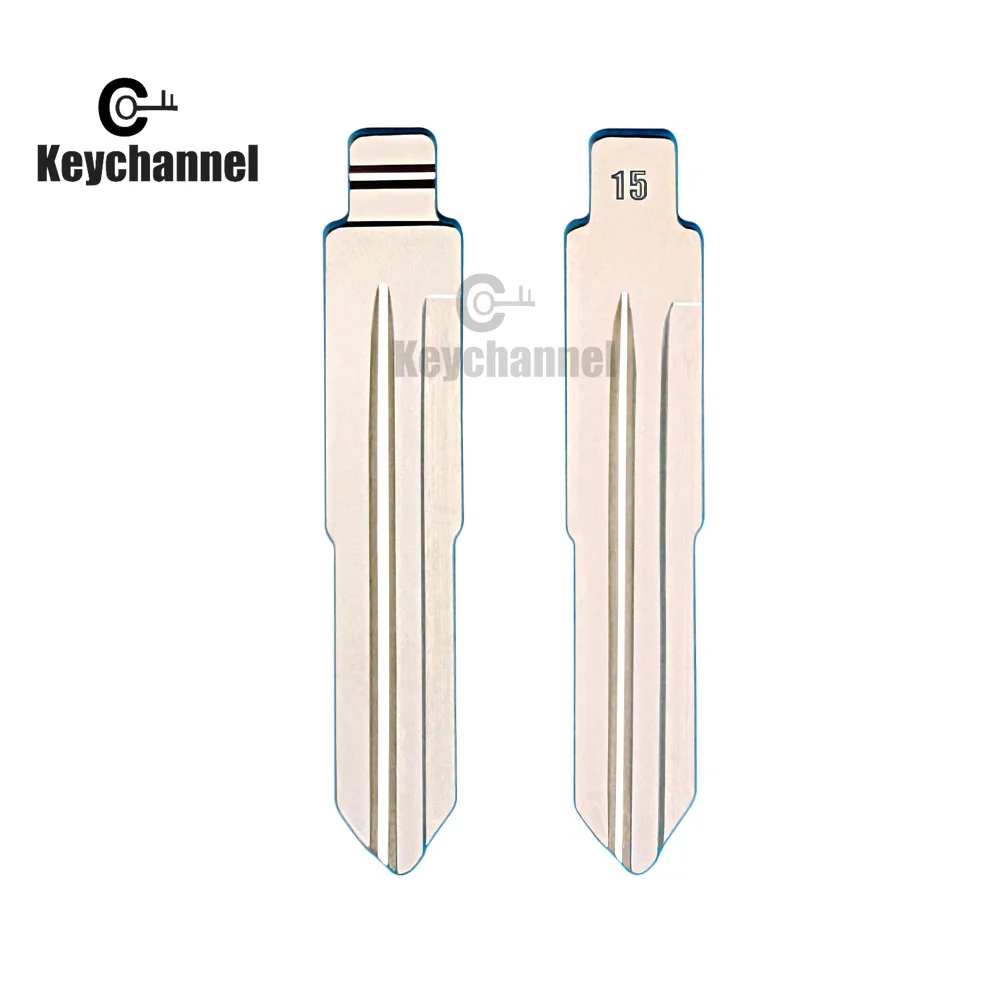 Keychannel 10PCS Replacement Flip Key #07 #15#62 KD Key Blade LISHI MIT11 HYN11 For Mitsubishi Lancer Galant Outlander Key Blank