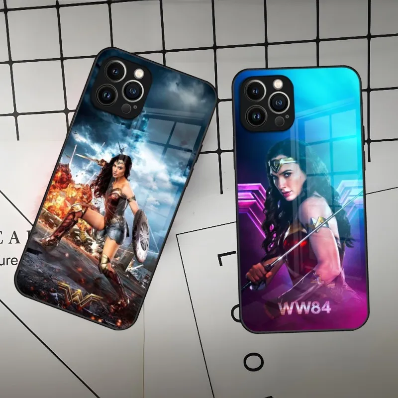 Wonder Woman 1984 Phone Case For Iphone 15 14 13 12 11 Pro Max Mini X Xr Xs 8 7 Puls 6 Glass