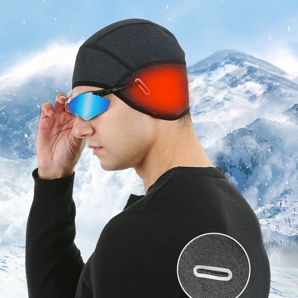 GTUBIKE الشتاء الصوف قبعات يندبروف قبعة الدراجات الحرارية قبعة الجمجمة خوذة بطانة تشغيل التزلج دراجة نارية ركوب الدراجة الجبلية قبعة