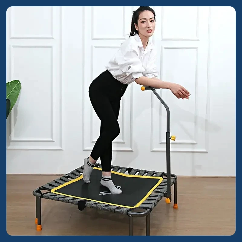 Trampolín Cuadrado Plegable 2025 para Fitness en Casa, Quema de Grasa y Pérdida de Peso