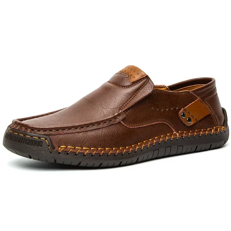 

Genuine Leather Shoes Men Handmade Casual Shoes Man Mens Loafers Italian Comfortable Driving Shoes for Men