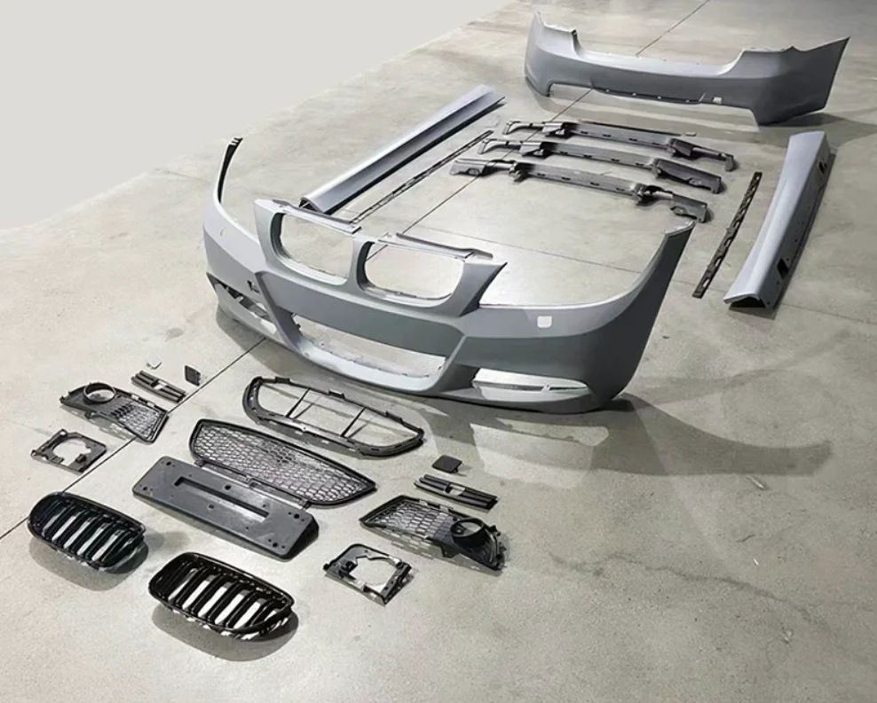 

Новый стиль 2025 года для E90, аксессуары M Tech Body Kit LCI Facelift M Sport E90, передний бампер, задний бампер, комплект BodyKit