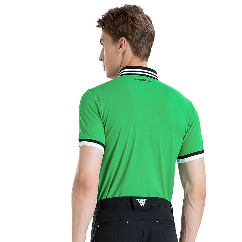 Letnia nowa męska odzież golfowa na zewnątrz szybkoschnąca koszulka sportowa codzienna T-shirt z krótkim rękawem biznesowa koszulka POLO