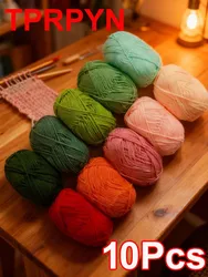 10Pcs Milk Cotton Knitting Yarn Soft Warm Yarn for Hand Knitting worsted crochet threads wool line for handmade