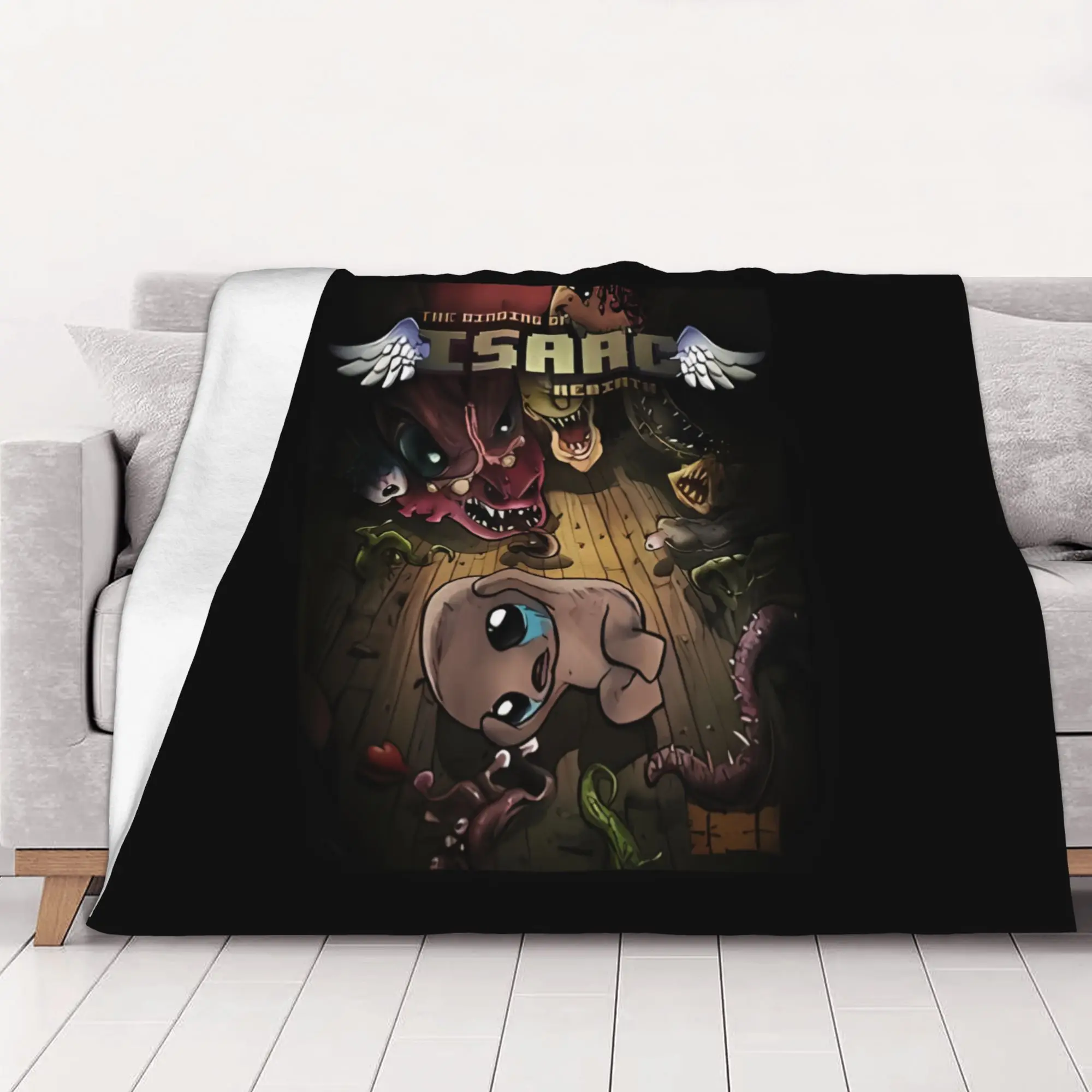 1PC home Cute Room Decor friendly Blanket Throw Blanket The Binding Of Isaac Rebirth Novelty Warm Blanket All Season