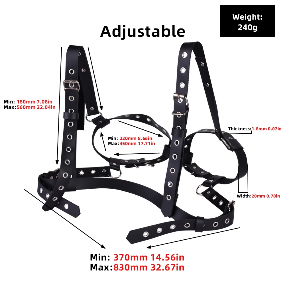 FISTSX Gothic หนังสวมใส่หัวนม Clamps เข็มขัดของเล่นหน้าอกผูกสําหรับผู้หญิง Pleasure Breast Bondage BDSM Sex ของเล่นเกมสําหรับผู้ใหญ่
