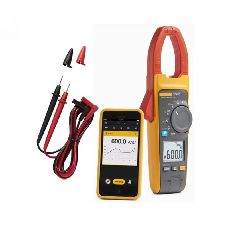 

Brand New Original with 375FC True RMS AC DC Clamp Meter Digital Clamp Meter