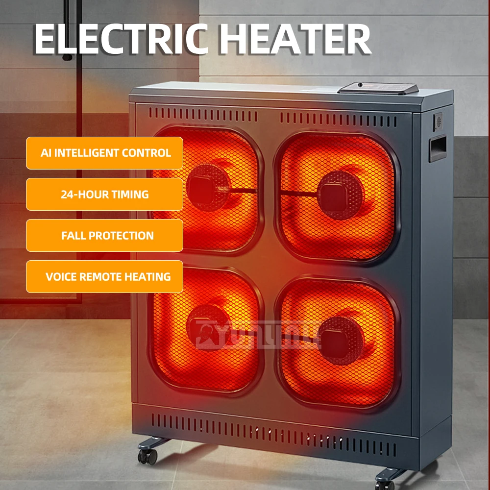 2025 Version Heater Fans For Home Household Electric Heater Speed Heat Rise Warming Electric Heating Fan